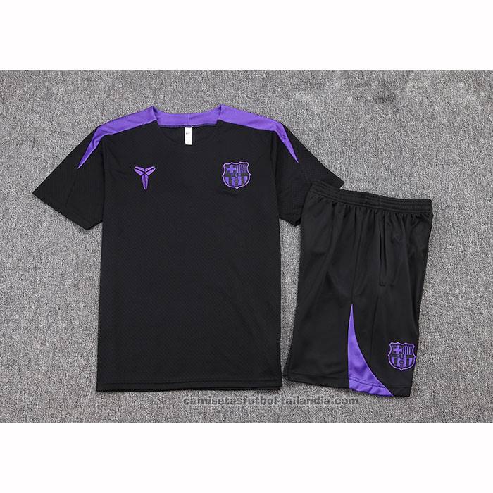 Chandal del Barcelona Manga Corta 25/26 Negro - Pantalon Corto